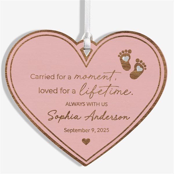 Baby Memorial Personalized Wood Ornaments - 49080