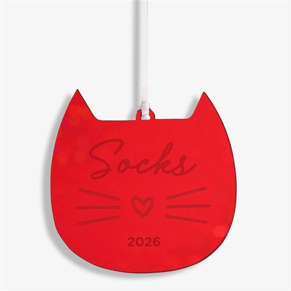 Cat Personalized Acrylic Ornament - 49084