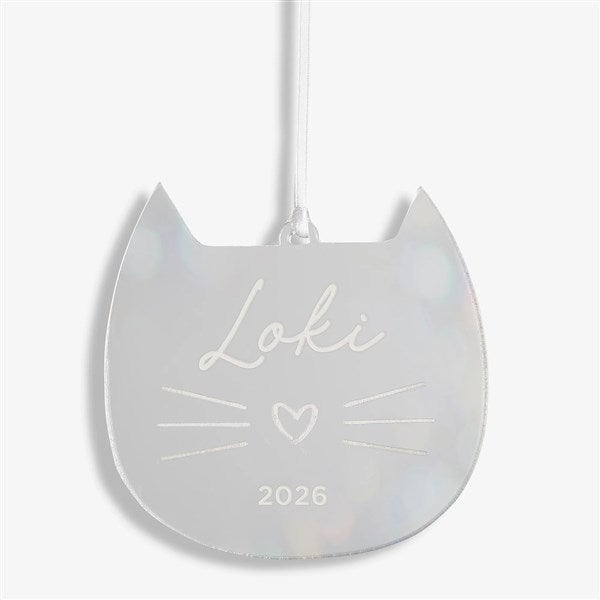Cat Personalized Acrylic Ornament - 49084