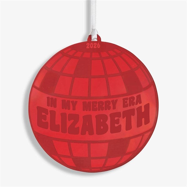 Disco Ball Personalized Christmas Ornaments - 49087