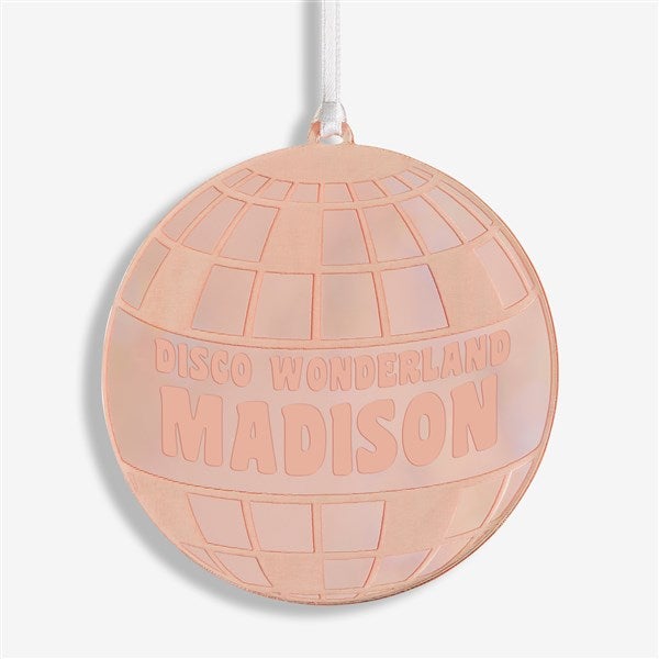 Disco Ball Personalized Christmas Ornaments - 49087
