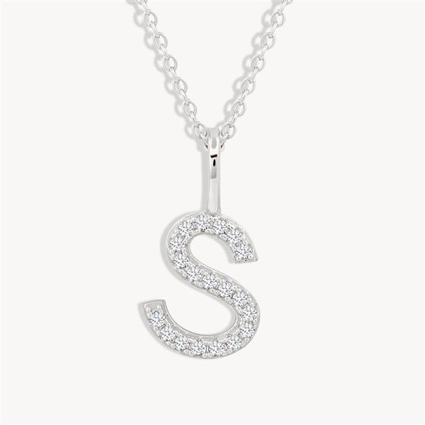 Personalized Initial Pendant Necklace  - 49089D