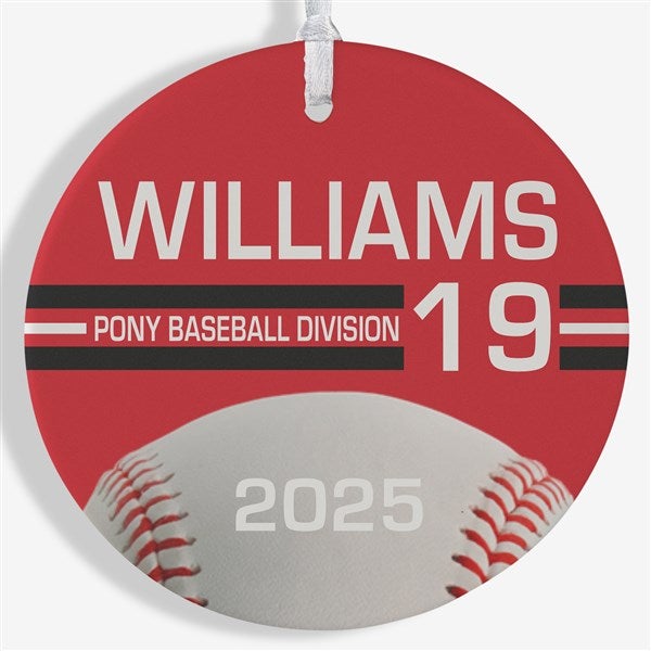 Baseball Personalized Ornament - 49091