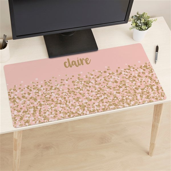 Sparkling Name Personalized Desk Mat  - 49174