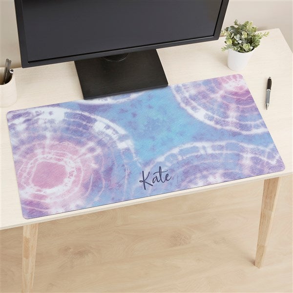 Pastel Tie Dye Personalized Desk Mat  - 49183