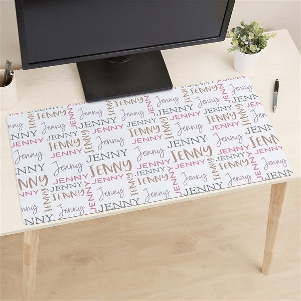 Collage Name Personalized Desk Mat  - 49184