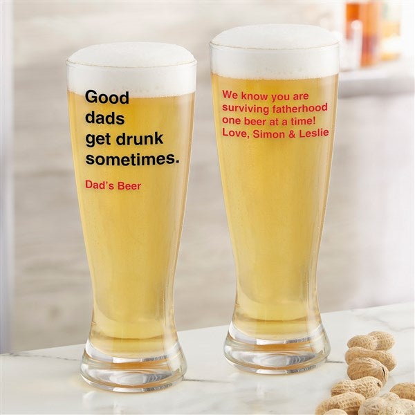 Good Dads Get Drunk Sometimes Beer Glass Collection  - 49196