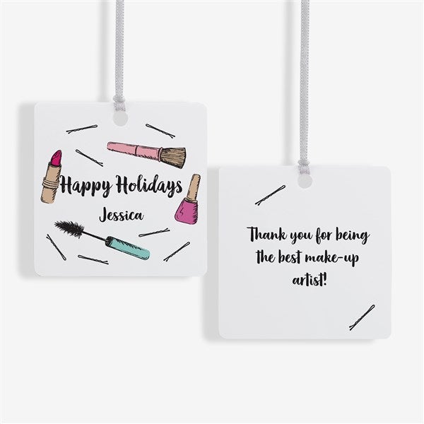 Beauty Queen Makeup Personalized Christmas Ornament  - 49263