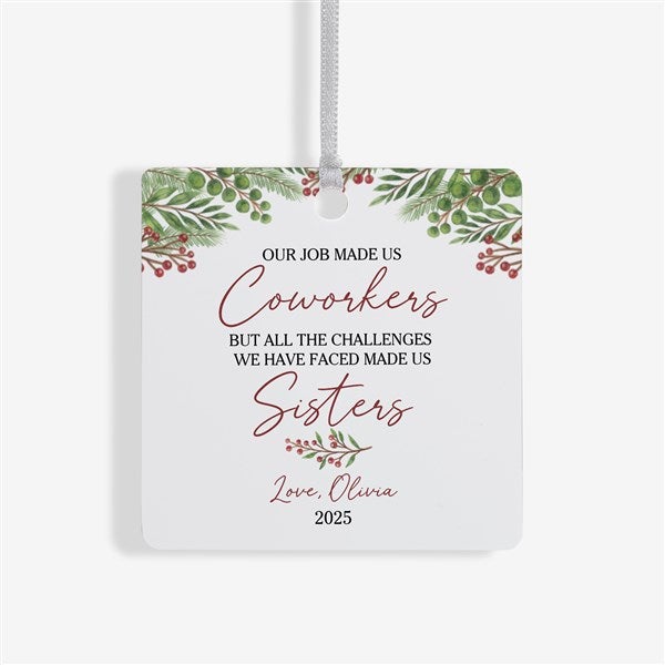 Work Bestie Personalized Coworker Ornaments - 49264