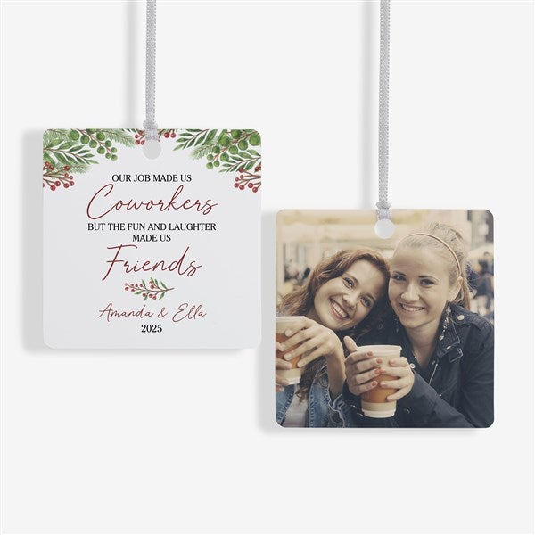 Work Bestie Personalized Coworker Ornaments - 49264