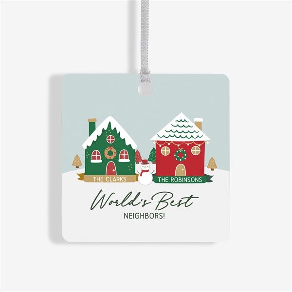 Favorite Neighbor Personalized Christmas Ornaments - 49265
