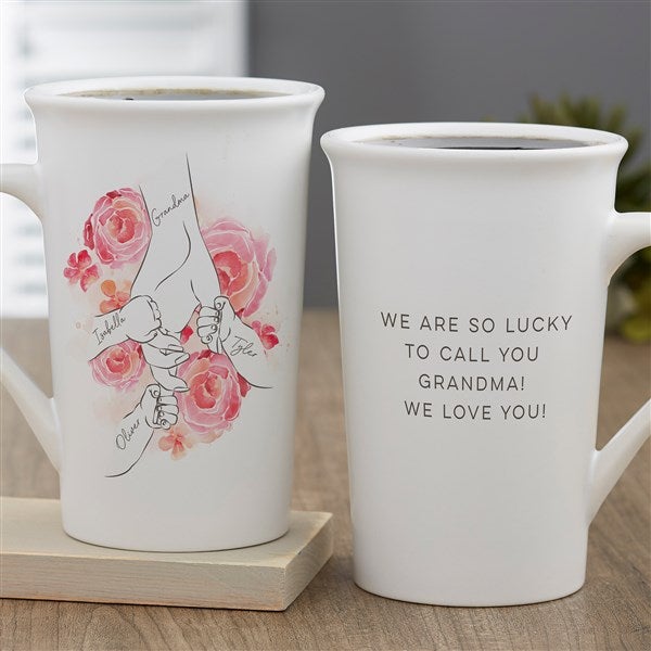 Mother's Loving Hand Personalized Coffee Mugs - 49272