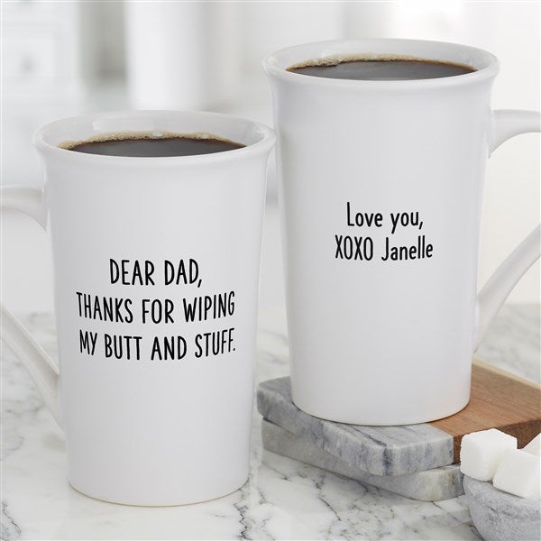 Thanks For Wiping My Butt Personalized Parent Coffee Mugs - 49282