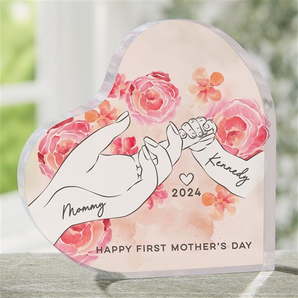 Loving Hands Personalized First Mother's Day Heart Keepsake - 49293