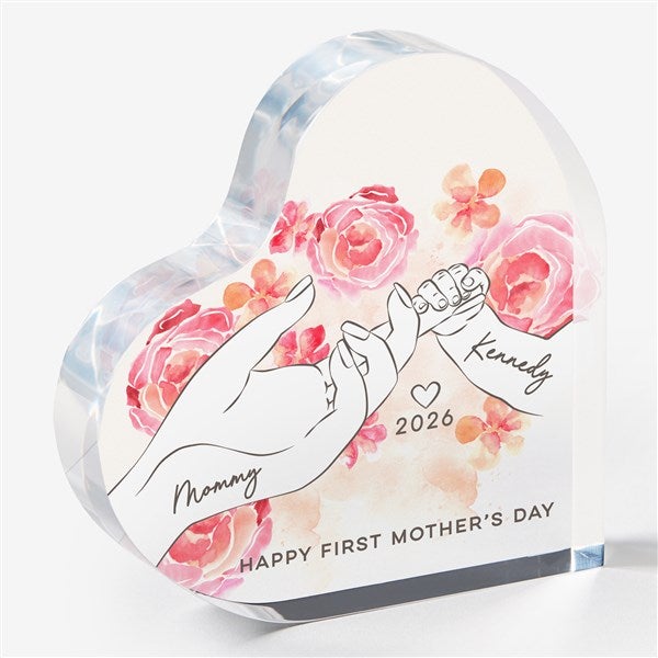 Loving Hands Personalized First Mother's Day Heart Keepsake - 49293