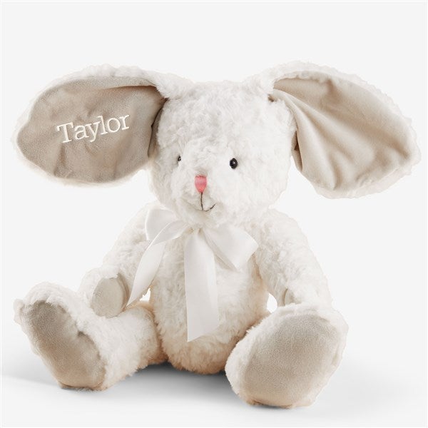 Simply Sweet Personalized Large White Plush Bunny   - 49325