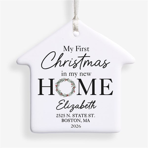 First Christmas In Our Home Personalized Christmas Ornaments - 49328