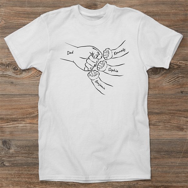 Dad's Fist Bump Personalized Men's Shirts  - 49370