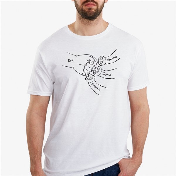 Dad's Fist Bump Personalized Men's Shirts  - 49370