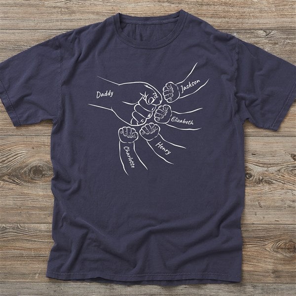 Dad's Fist Bump Personalized Men's Shirts  - 49370