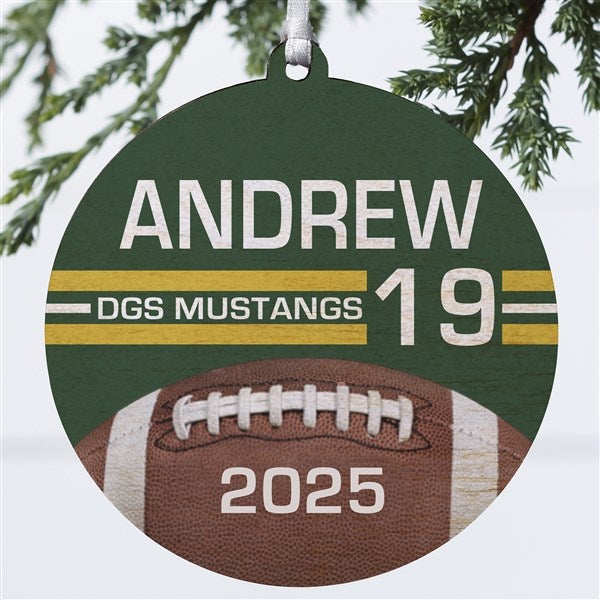 Football Personalized Ornament - 49402