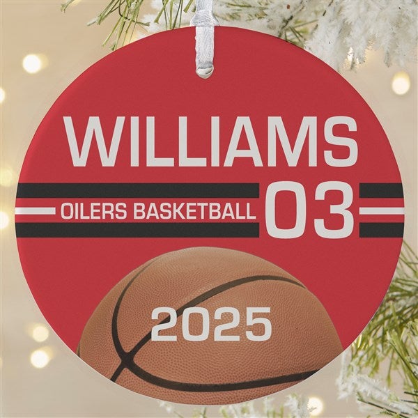 Basketball Personalized Ornament - 49405