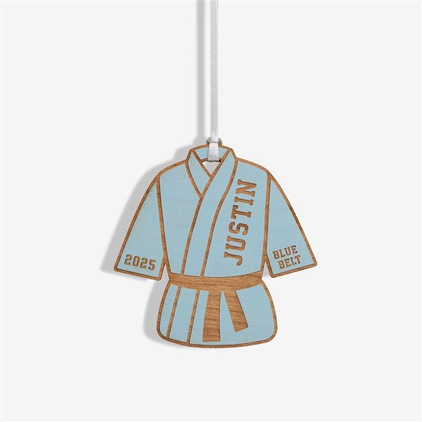 Karate Personalized Wood Ornament - 49409