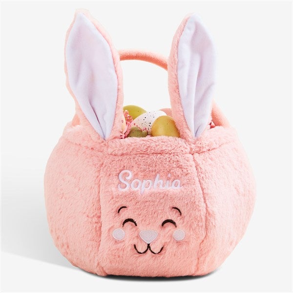 Bunny Ears Embroidered Plush Easter Treat Bag  - 49413