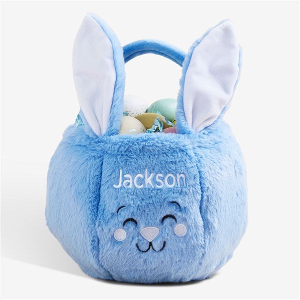 Bunny Ears Embroidered Plush Easter Treat Bag  - 49413