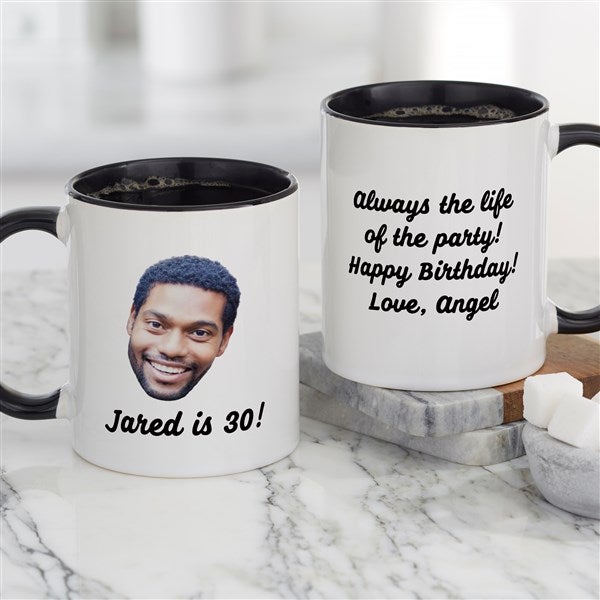 Photo Face Personalized Coffee Mugs For Him - 49507