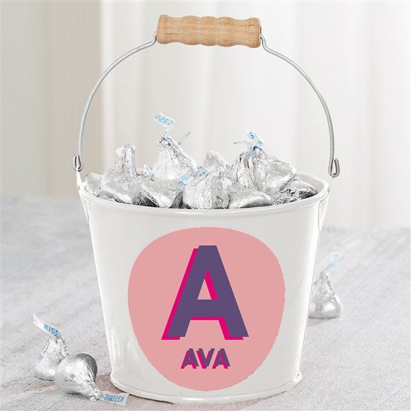 Shadow Name Personalized Metal Bucket - 49513