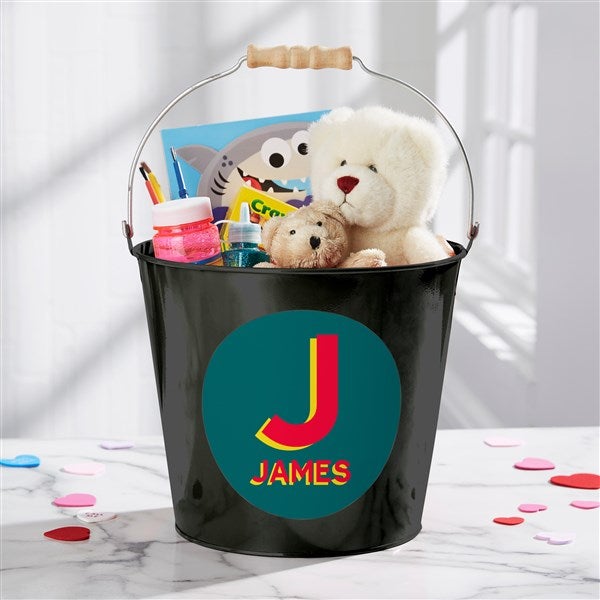 Shadow Name Personalized Metal Bucket - 49513