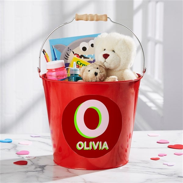Shadow Name Personalized Metal Bucket - 49513