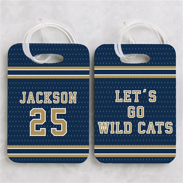 Sports Jersey Personalized Luggage Tag Set  - 49590