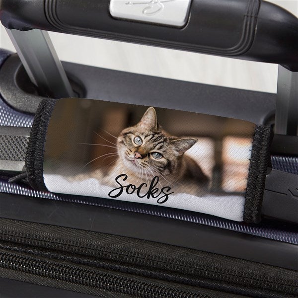 Pet Photo Personalized Luggage Handle Wrap  - 49614