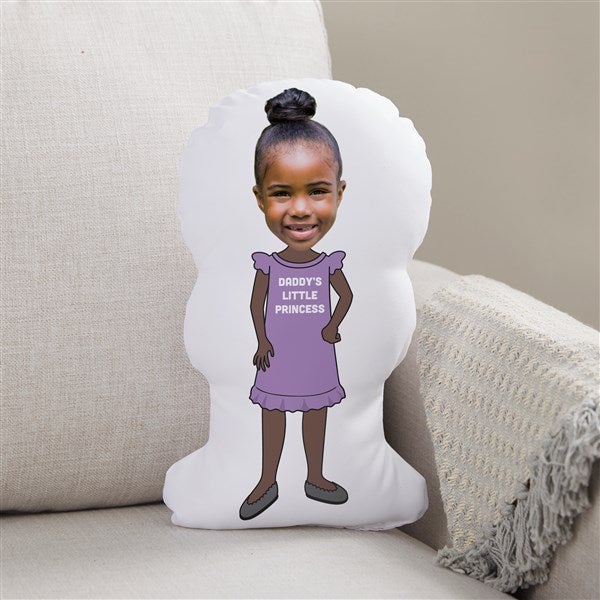 Favorite Kids Personalized Photo Character Throw Pillow  - 49698