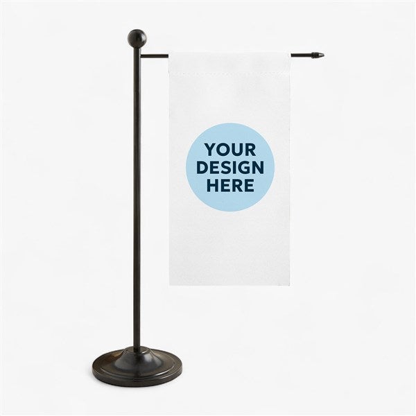 Personalized Logo Mini Garden Desk Flag - 49721
