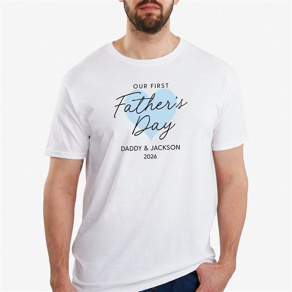 Our First Father's Day Personalized Men's Shirts  - 49736