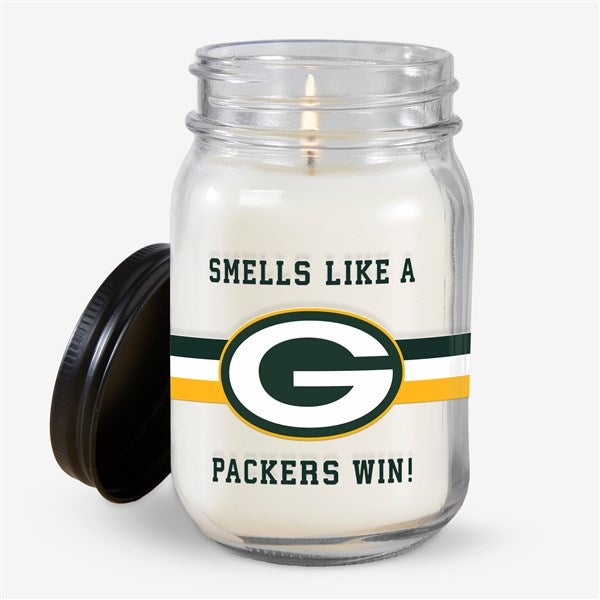 NFL Green Bay Packers Personalized Farmhouse Candle Jar - 49802