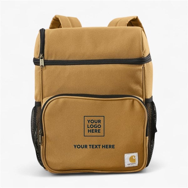 Personalized Logo Carhartt Embroidered Backpack Cooler - Brown - 49890