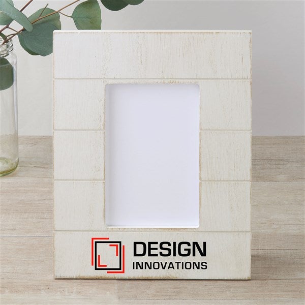 Personalized Logo Shiplap Picture Frame - 50036