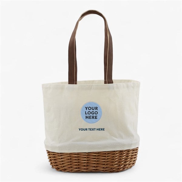 Embroidered Logo Picnic Basket For Two - 50045