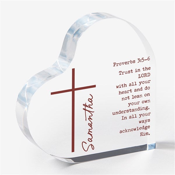Religious Verse Personalized Acrylic Keepsake - 50129