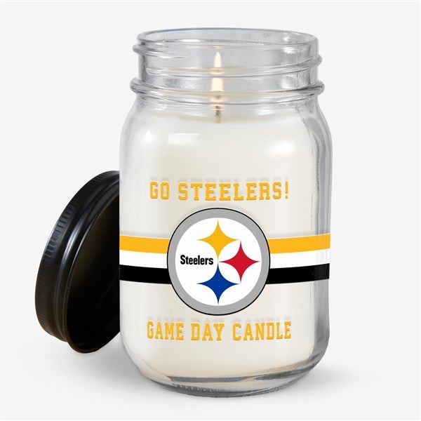 NFL Pittsburgh Steelers Personalized Farmhouse Candle Jar - 50131