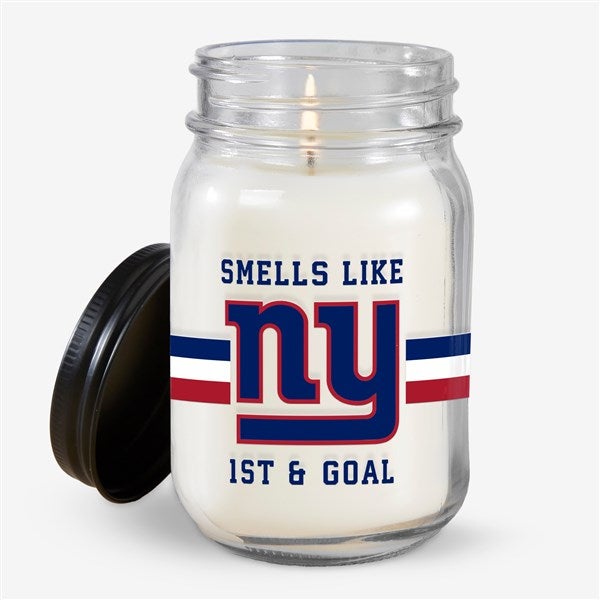 NFL New York Giants Personalized Farmhouse Candle Jar - 50134