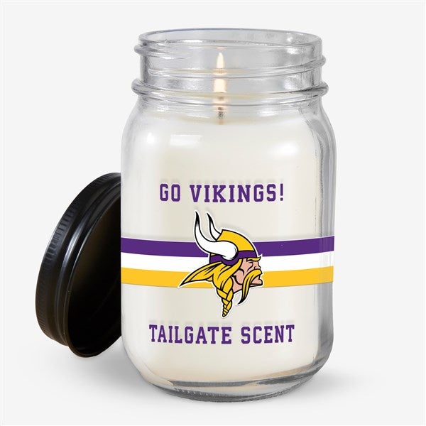 NFL Minnesota Vikings Personalized Farmhouse Candle Jar - 50142