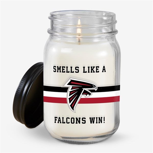 NFL Atlanta Falcons Personalized Farmhouse Candle Jar - 50145