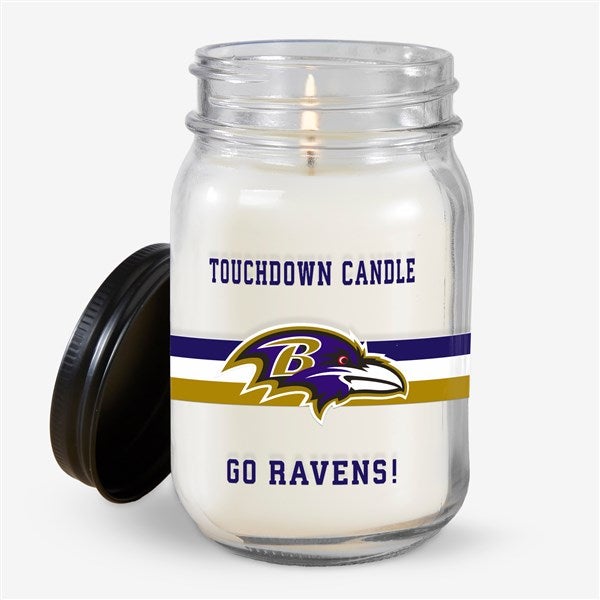 NFL Baltimore Ravens Personalized Farmhouse Candle Jar - 50146
