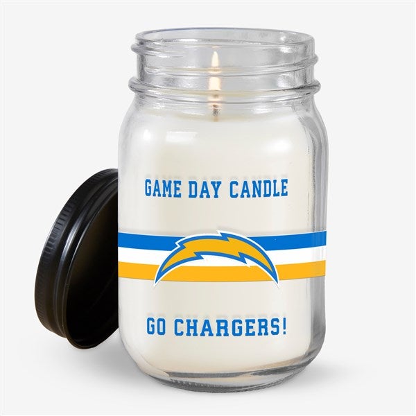 NFL Los Angeles Chargers Personalized Farmhouse Candle Jar - 50153