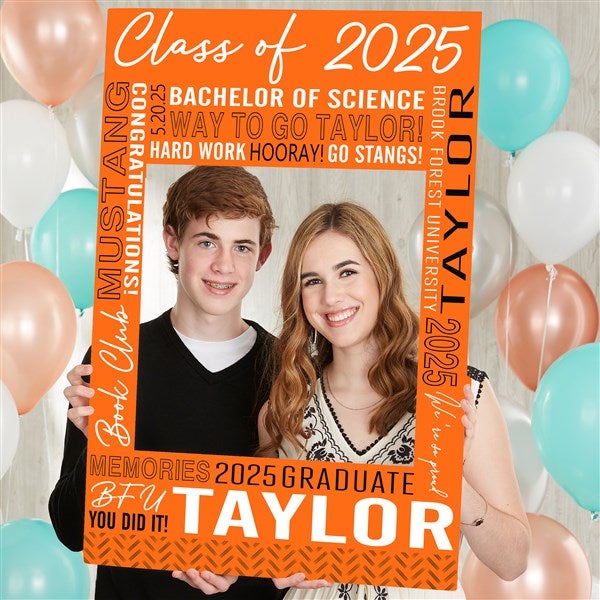 All About The Grad Personalized Photo Frame Prop - 50174